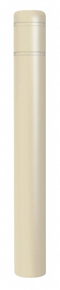 BOLLARD COVER,7" DIA.60" H,BEIGE,ROUND