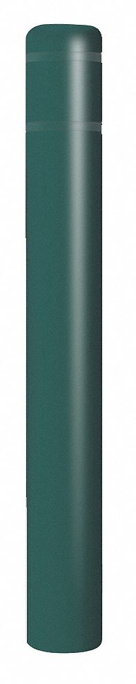 BOLLARD COVER,7" DIA.60" H,GREEN,ROUND
