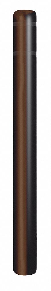 BOLLARD COVER,4-1/2" DIA.52" H,BROWN