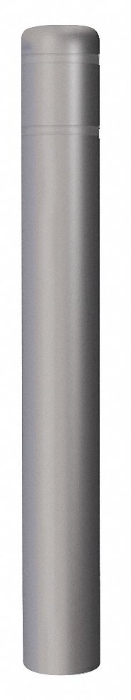 BOLLARD COVER,8-7/8" DIA,72"H,GRAY,ROUND