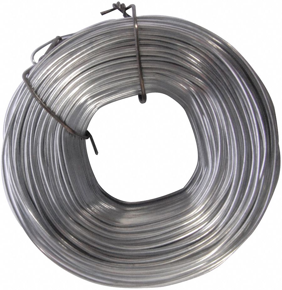 Ceiling Tile Hanger Wire: 300 ft Lg, 12 lb Attached Every 4 ft Load Rating