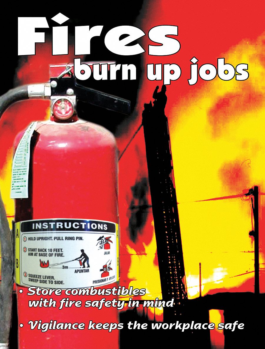 BONGARDE HOLDINGS FIRE PREVENTION POSTER 11X17 - Safety Training and ...