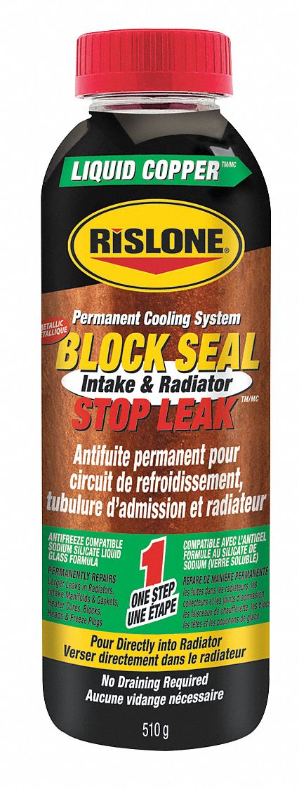 BLOCK SEAL LIQUID COPPER INTAKE AND RADIATOR STOP LEAK, 510 G