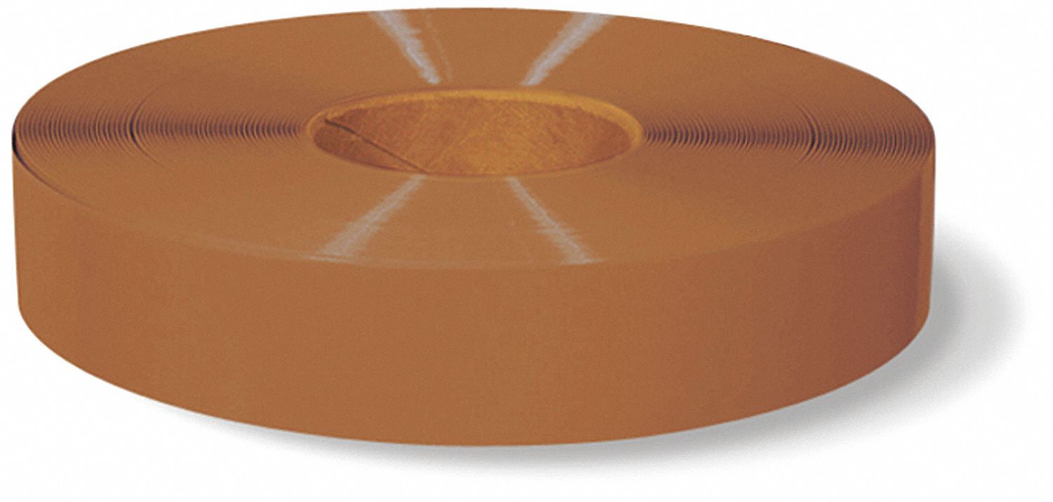 FLOOR TAPE, SOLID PATTERN, BROWN, 100 FT L, 2 IN W