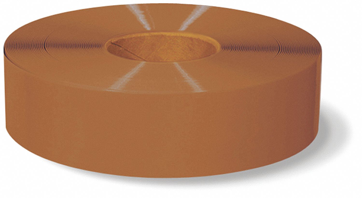 RUBAN DE PLANCHER,MOTIF SOLIDE RAYÉ,BRUN,100 PI DE LONG,3 PO L.