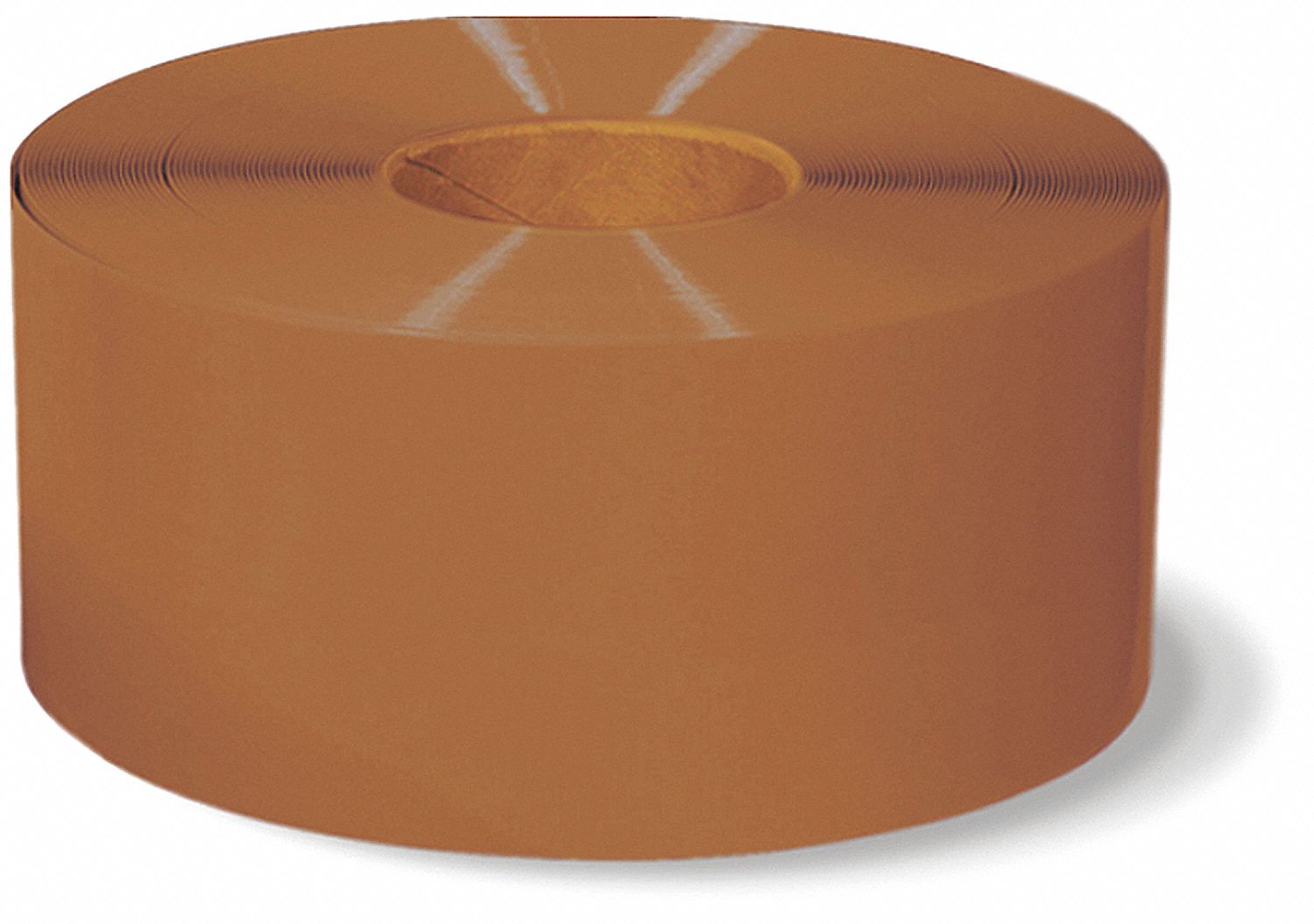 RUBAN DE PLANCHER,MOTIF SOLIDE RAYÉ,BRUN,100 PI DE LONG,6 PO L.