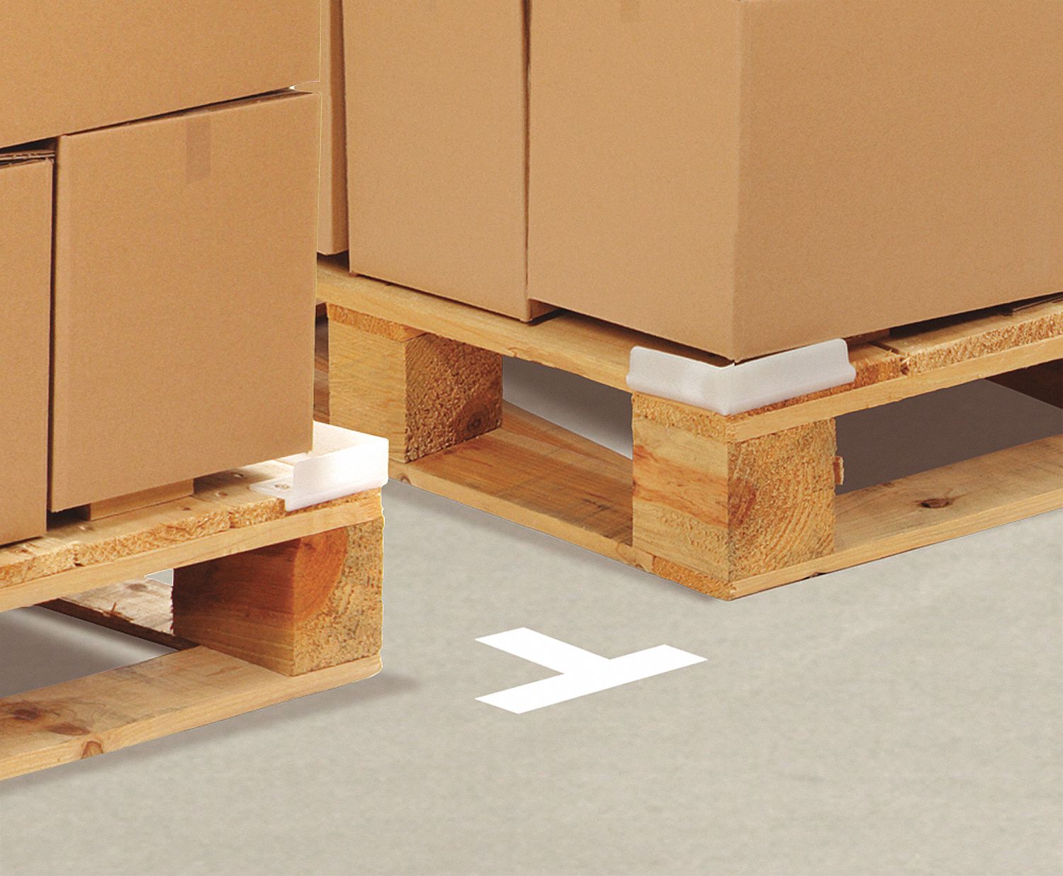 RUBAN,MARQUAGE DE PLANCHER,BLC,6 X 6 X 2 PO,100/BOITE