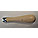 HANDLE FOR 6 IN FILES, SKROOZ-ON, HARDWOOD WITH HEAVY STEEL