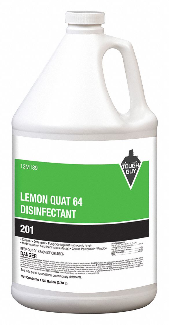 TOUGH GUY, Lemon, Tough Guy®, Disinfectant Cleaner - 12M189|12M189