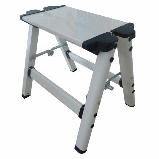 Step Stool,11-1/2 In H,225 lb.,Aluminum - Grainger