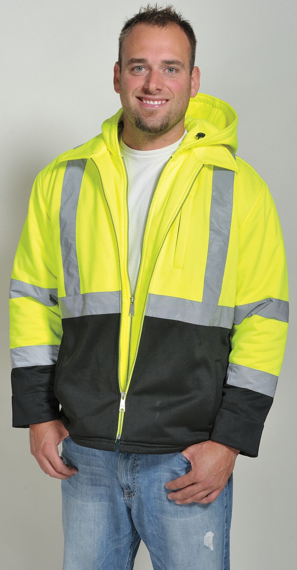 UTILITY PRO WEAR Hooded Jacket 12M640UHV801L Grainger