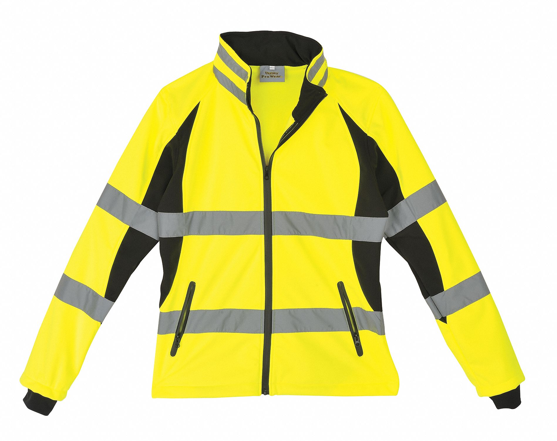 Utility Pro UHV668-XL Utility Pro Wear Ladies Jacket, Hi-Vis, XL, Blk ...