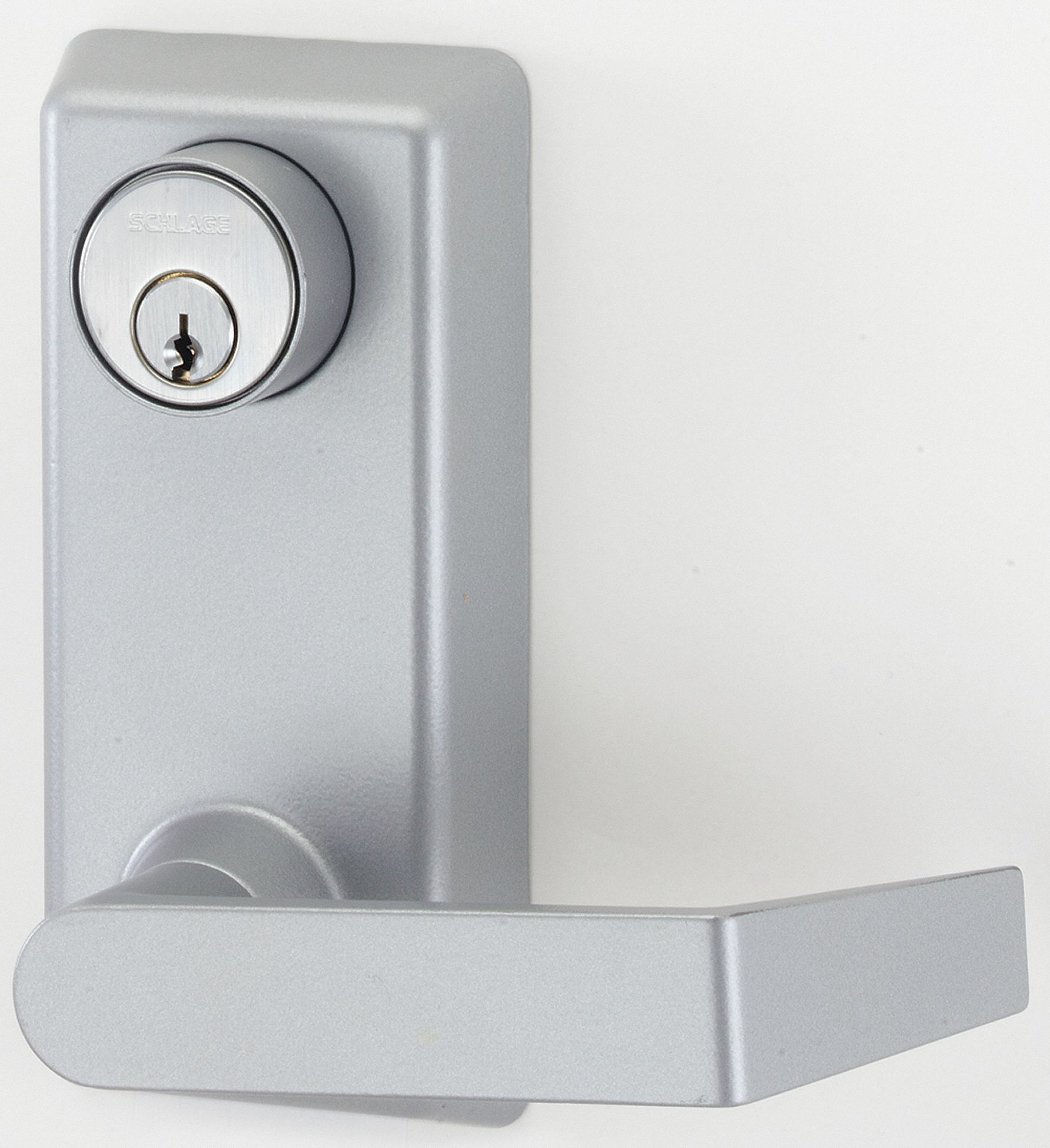 SCHLAGE EXIT DEVICE, PARTS 22 LEVER TRIM, LEFT HAND REVERSE, ALL TYPES OF DOORS, ALUMINUM Door