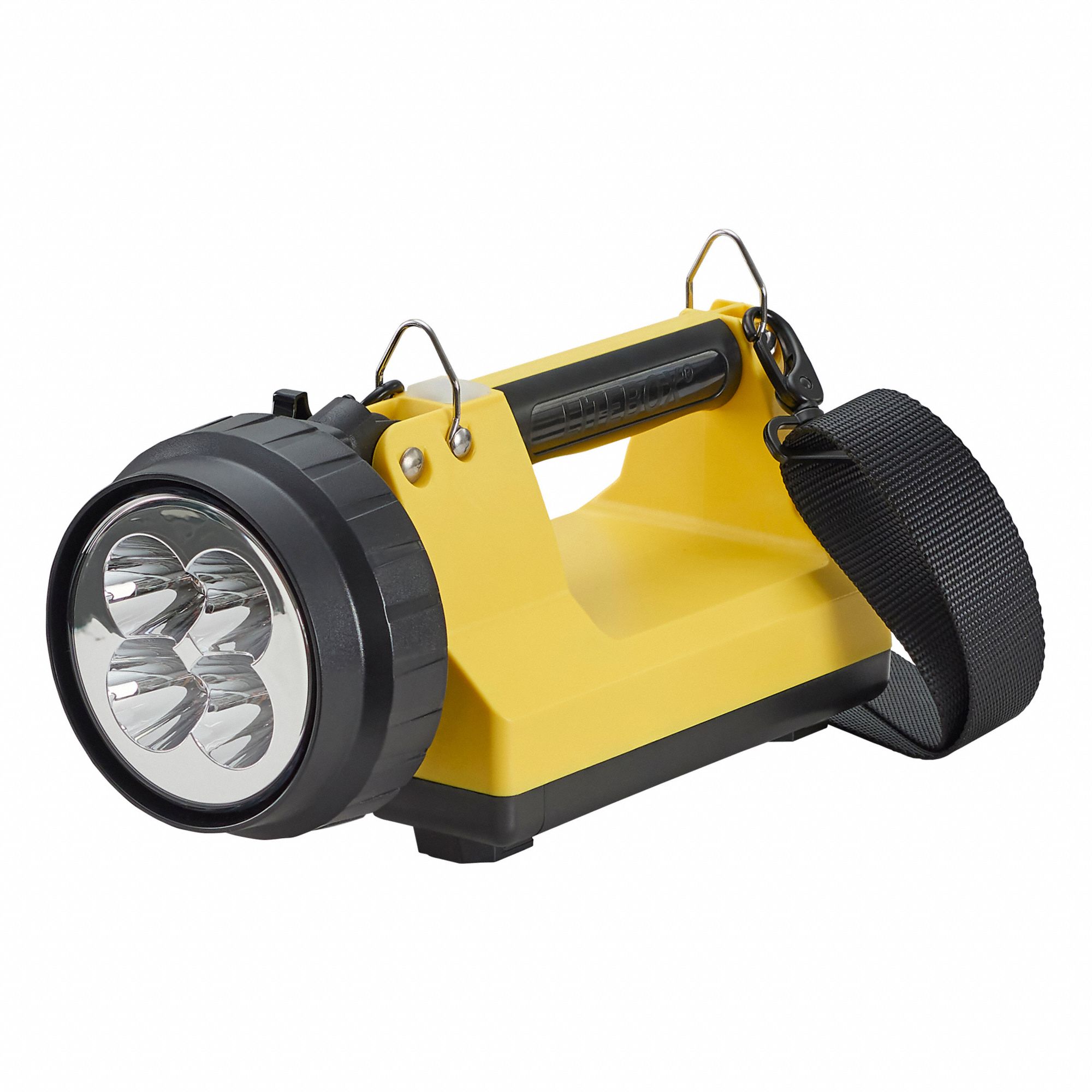 INDUSTRIAL LANTERN, RECHARGEABLE, 540 LUMENS, 7 HR RUN TIME AT MAX BRIGHTNESS, YELLOW