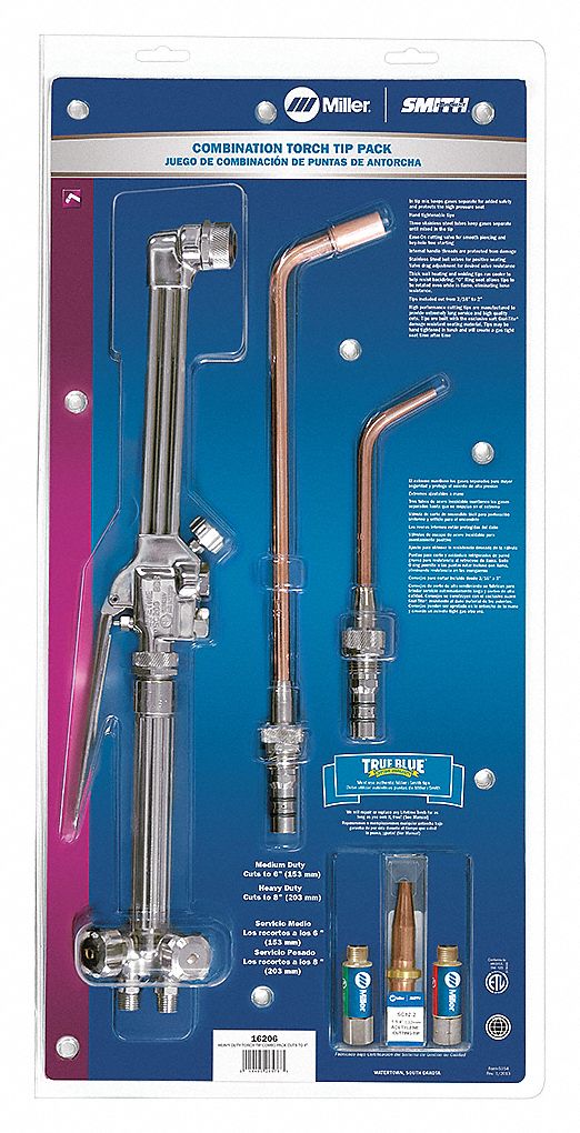 MILLERSMITH EQUIPMENT GAS WELDING OUTFIT, COMBO TORCH AND TIP, HEAVY DUTY, ACETYLENE OxyFuel