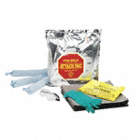 SPILL KIT, 134 GALLON ABSORBED PER KIT, 3 NITRILE GLOVES/GOGGLES, YELLOW