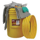 SPILL KIT, 40 GALLON ABSORBED PER KIT, GOGGLES/NITRILE GLOVES, OIL ONLY, YELLOW