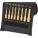 DRIVE PIN PUNCH SET, NON-SPARKING, 4 IN OVERALL L, 8 PIECES, BRASS, NON-SPARKING, NON-SPARKING, SAE