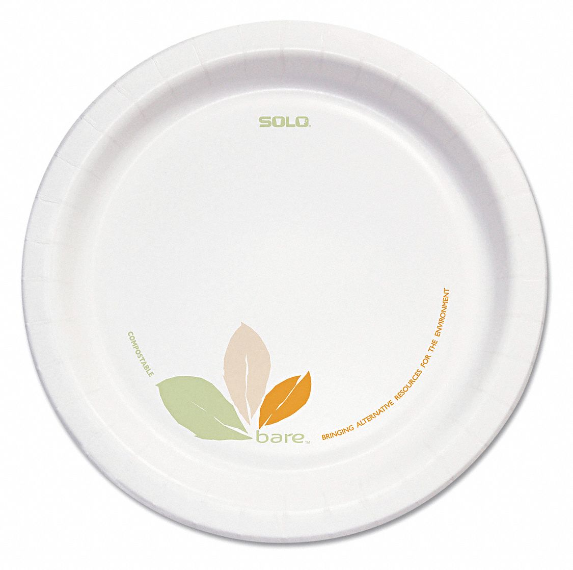 GRAINGER APPROVED Disposable Plate Paper, Salad Plate, 81/2 in
