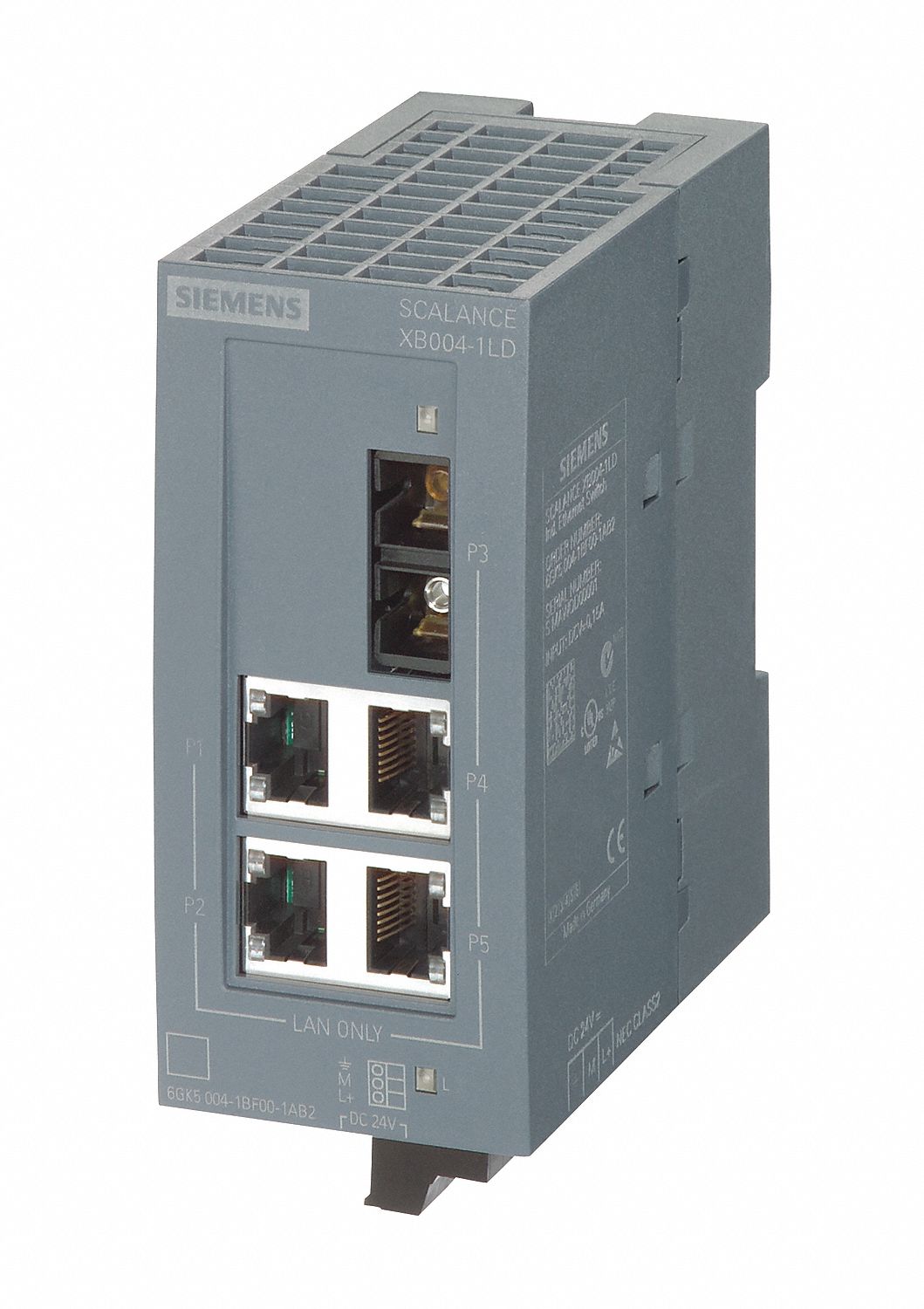 Ethernet Switch: Unmanaged, 4/1, RJ45/ SC Multimode, 24V DC, 10/100 Mbit/s