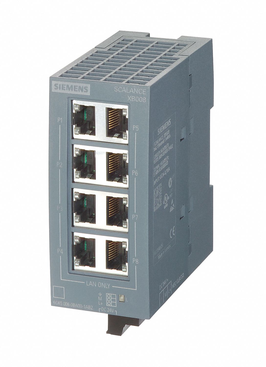 network switch unmanaged 24VDC Switch SCALANCE SIEMENS Unmanaged Gigabit Ethernet