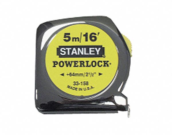 Mètre ruban plastique STANLEY Powerlock 5 m