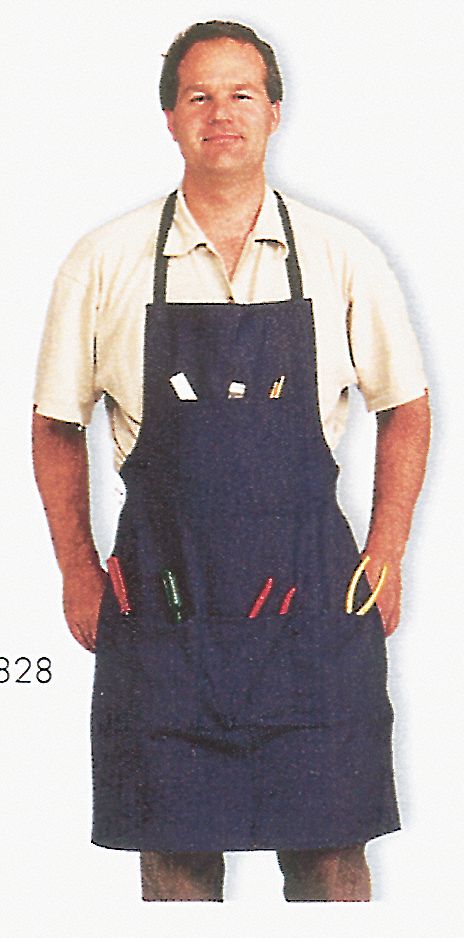 APRON BLUE DENIM