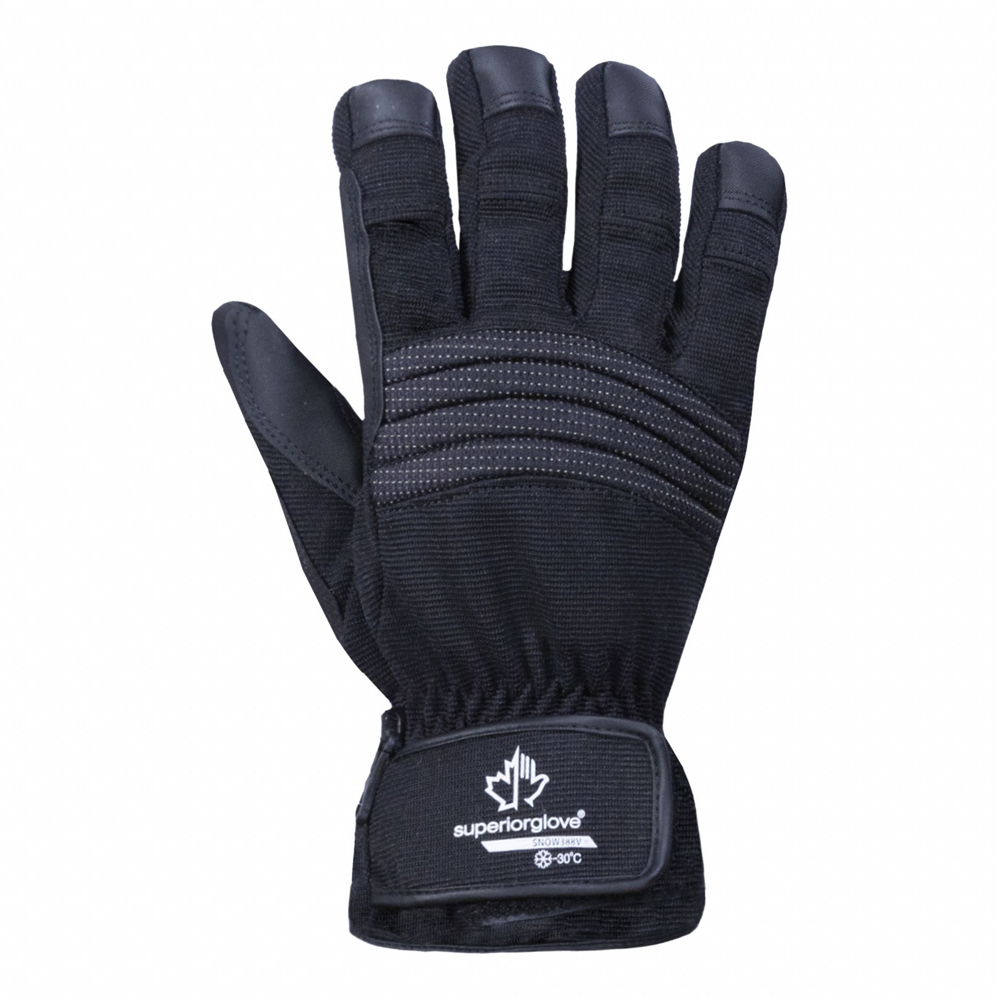 INSULATED WINTER GLOVES, L, 9, ELASTIC CUFF, SKI STYLE