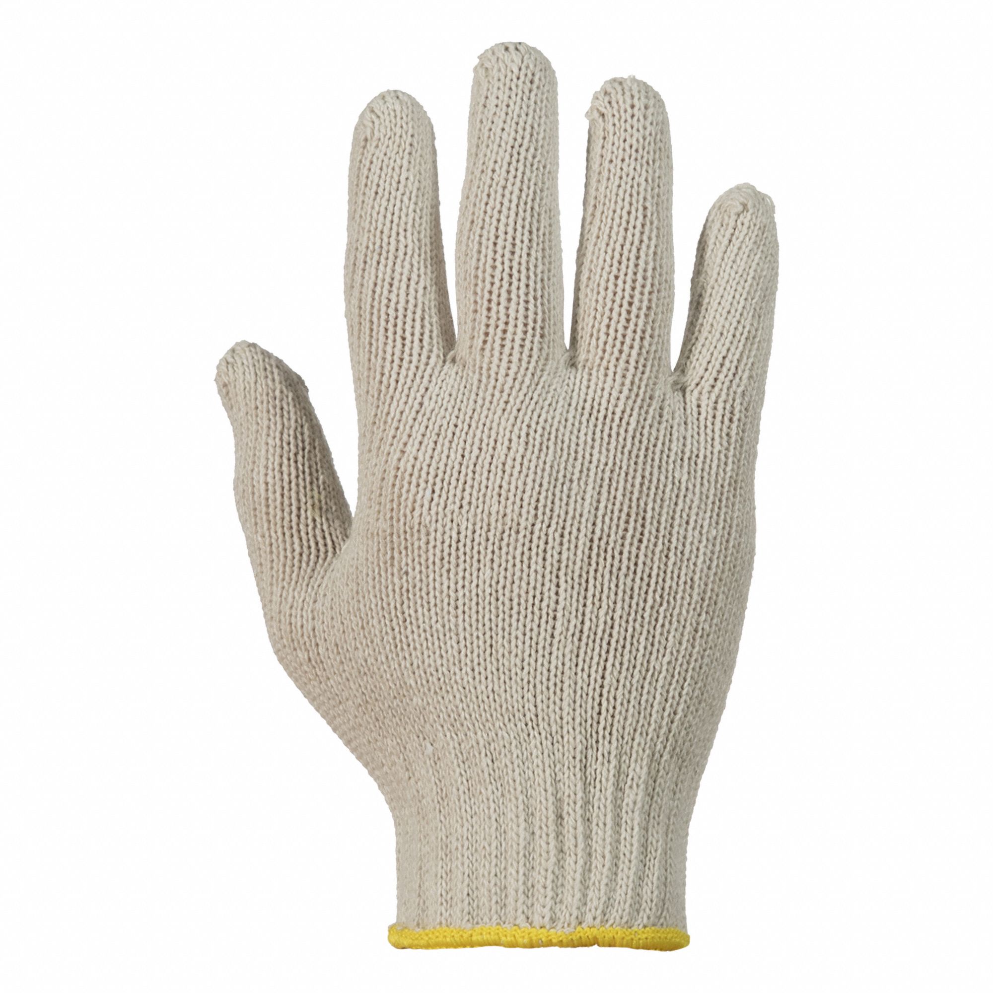 GLOVES, SURE KNIT, SZ L, POLYESTER/COTTON, PR