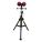 HI FOLD-A-JACK STAND, ROLLER HEAD, 2500 LB, 24 IN DIA, 28 TO 49 IN HEIGHT, 1½