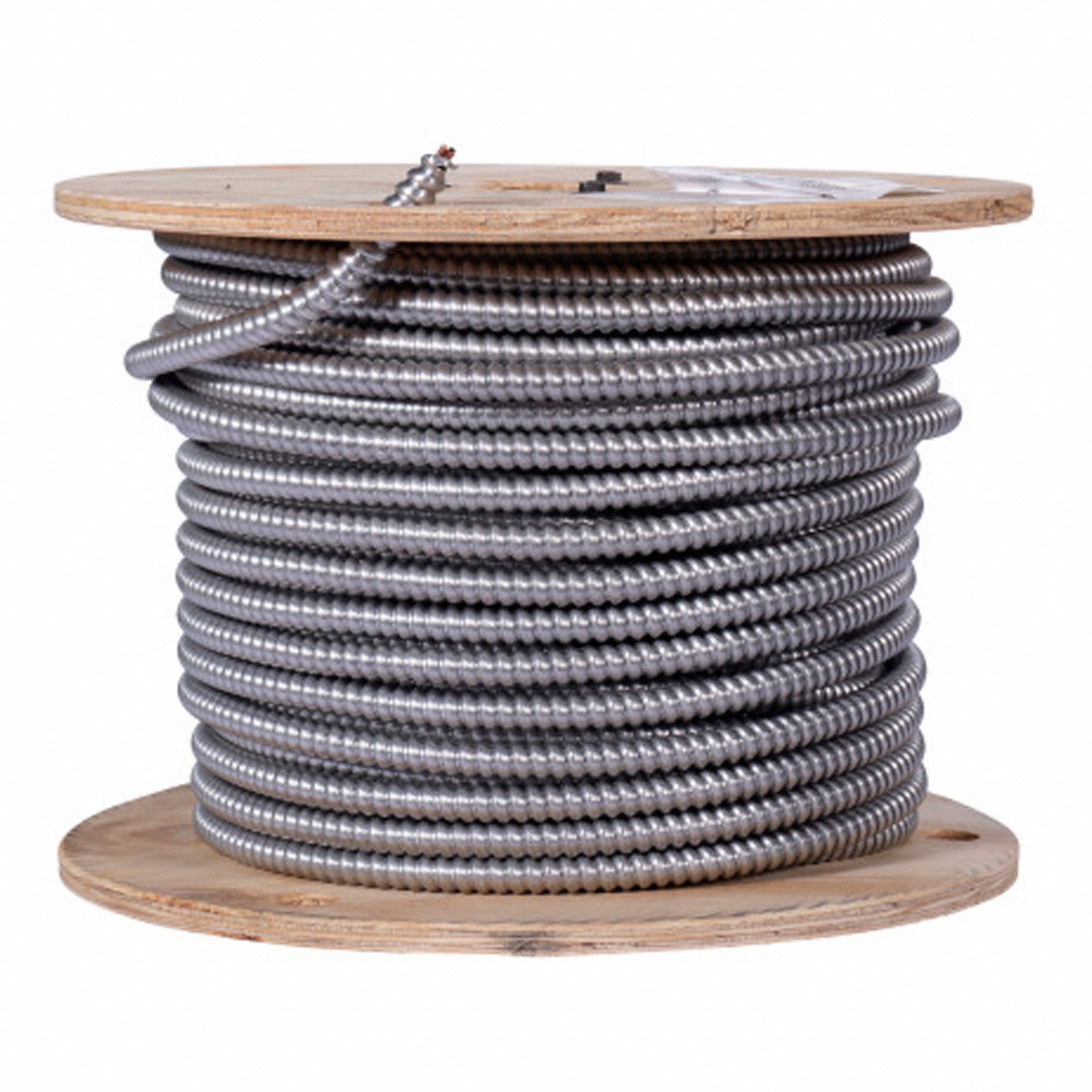 AC90 ARMOURED BUILDING WIRE, 600 V, 0.570 IN, 10 GA, 12 AWG, PVC/NYLON JACKET, COPPER CONDUCTOR