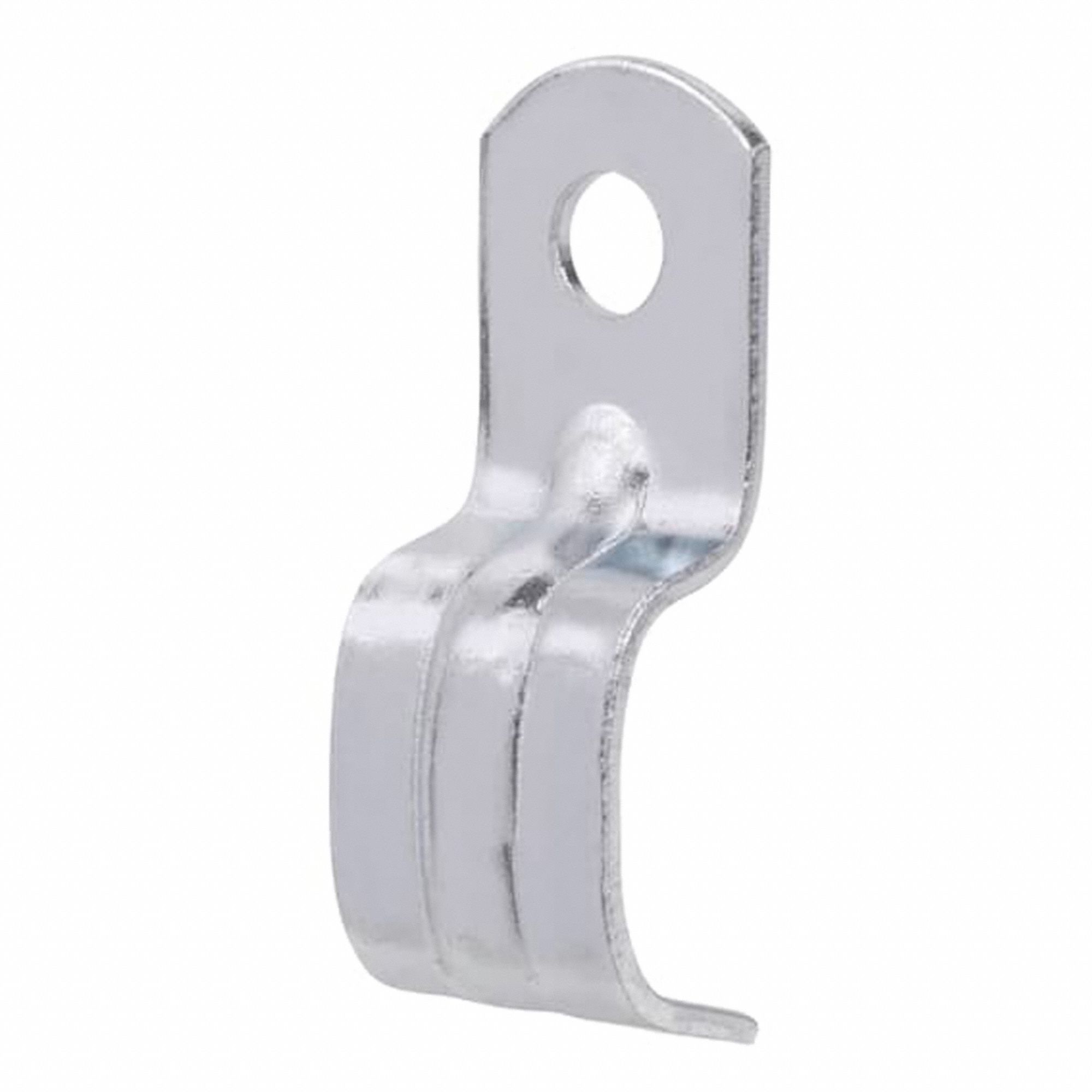 CONDUIT STRAP, EMT, 1 HOLE, 3/4 IN, GALVANIZED STEEL