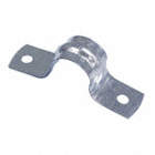 CONDUIT STRAP, 2 HOLE, 3/4 IN TRADE SIZE, 1.05 IN DIAMETER, 3/16 IN HOLE SIZE, GALVANIZED STEEL