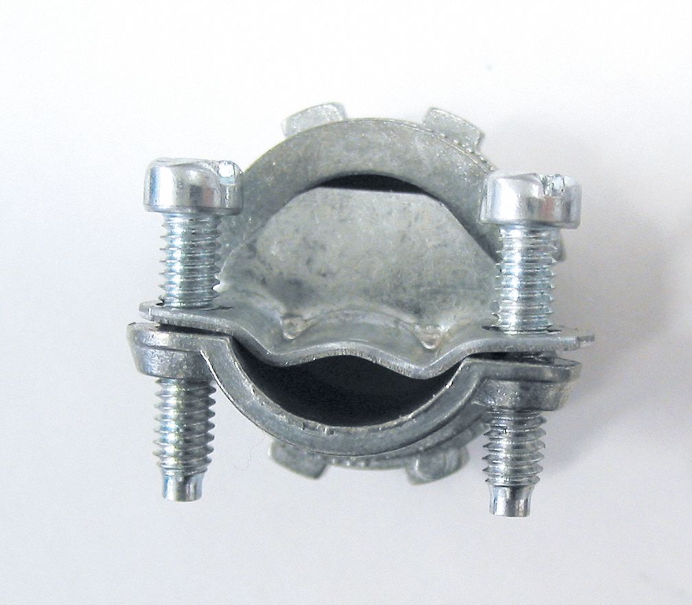 THOMAS & BETTS TWOSCREW CABLE CONNECTOR, LOOMEX, SIZE 1 1/4 IN, ZINC ALLOY Mechanical