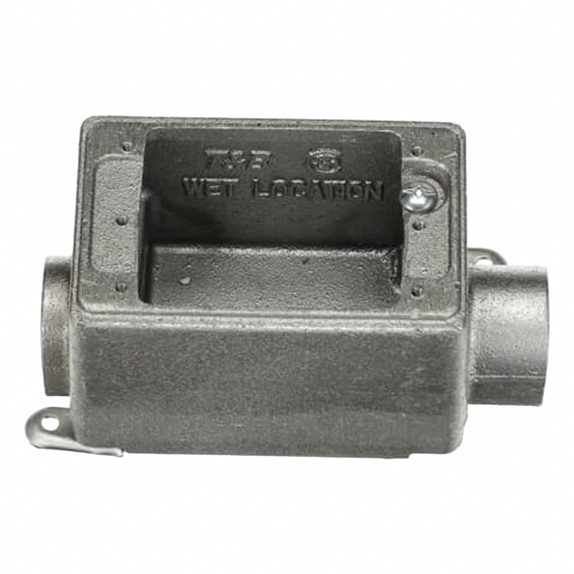 BOÎTE ÉTNCH FDC,CSA 5043/2 SORS/2 DÉBOUCH/2 COUS/MOYEU 1/2 PO,4 5/16X2 13/16X2 5/8 PO,22.5 PO CU,AL