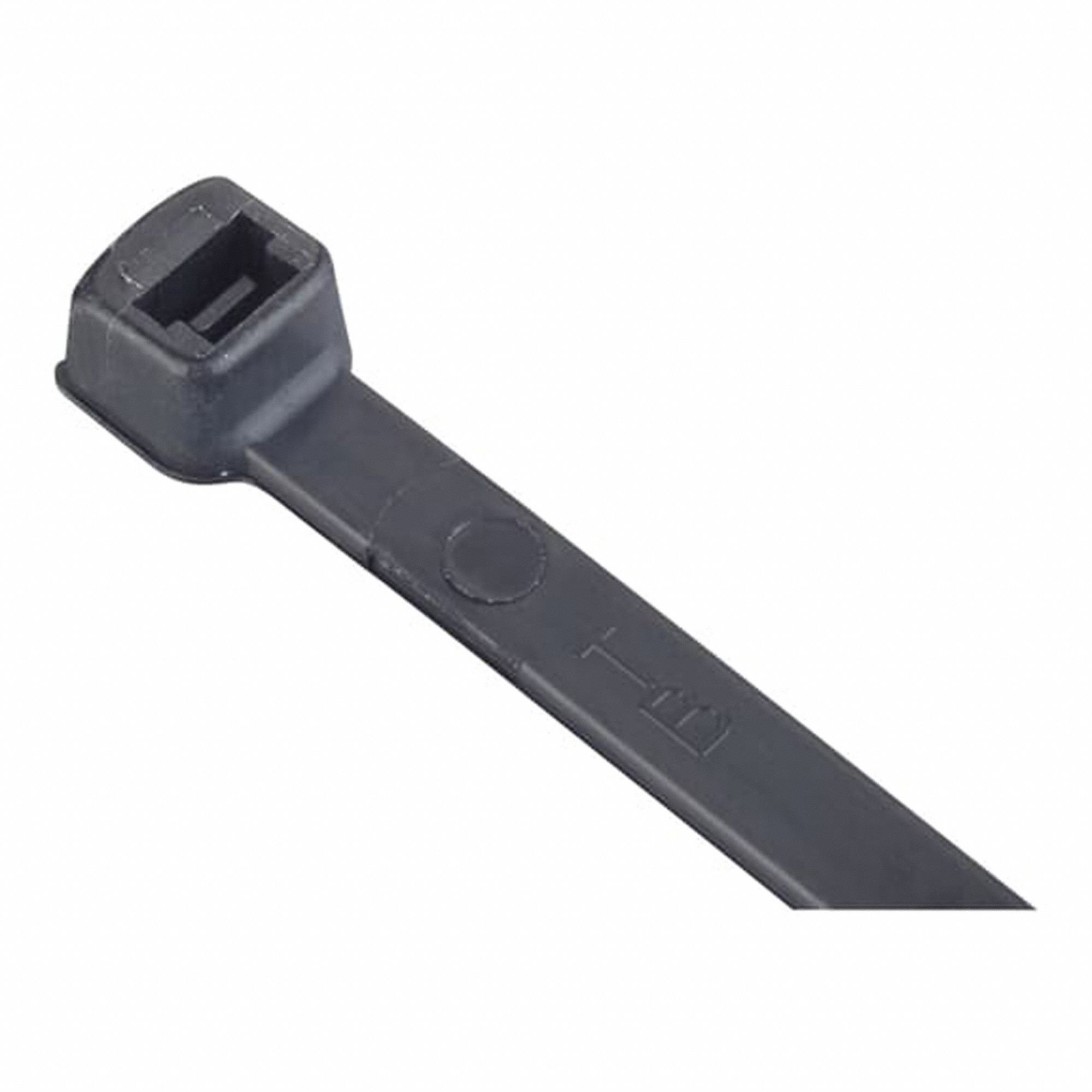 CABLE TIES,PLSTC PWL,UV/WTHR RESIST,BLACK, 11.5 X 0.14 X 0.049 IN/4 IN MAX DIA,NYLON 6/6,PK 100