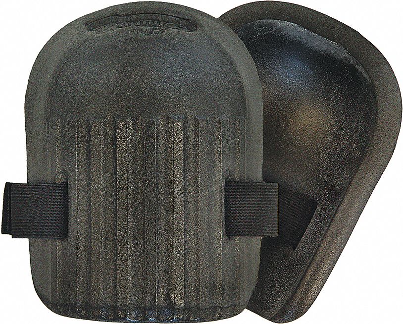 KNEEPAD,BLACK,2 STRAP,ONE SIZE,PR