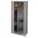 COMBO CABINET, 4 ADJ SHELVES, LD CAP 150 LB, GREY, 36 X 78 X 18 IN, STEEL