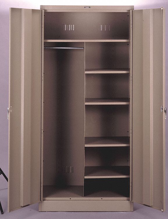 Tennsco Cabinet Combo 36x18x78h Sand Storage Cabinets