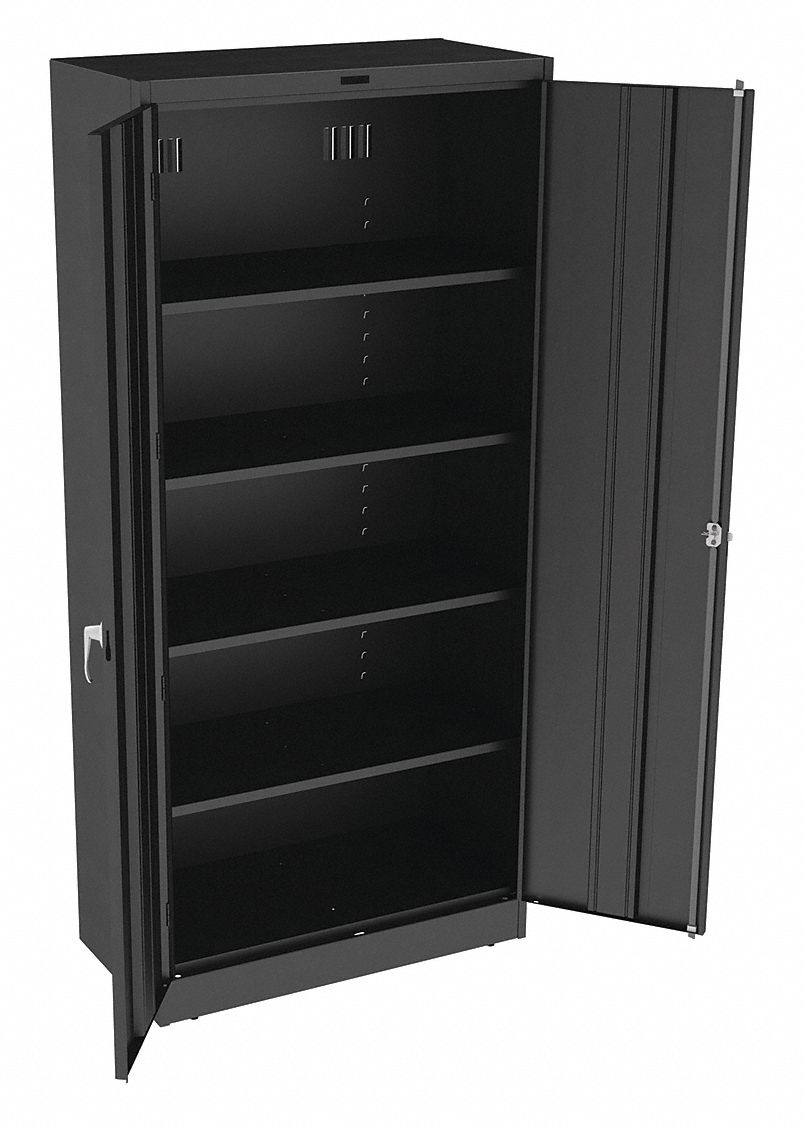 ARMOIRE STOCKAGE 36X24X78 NOIR