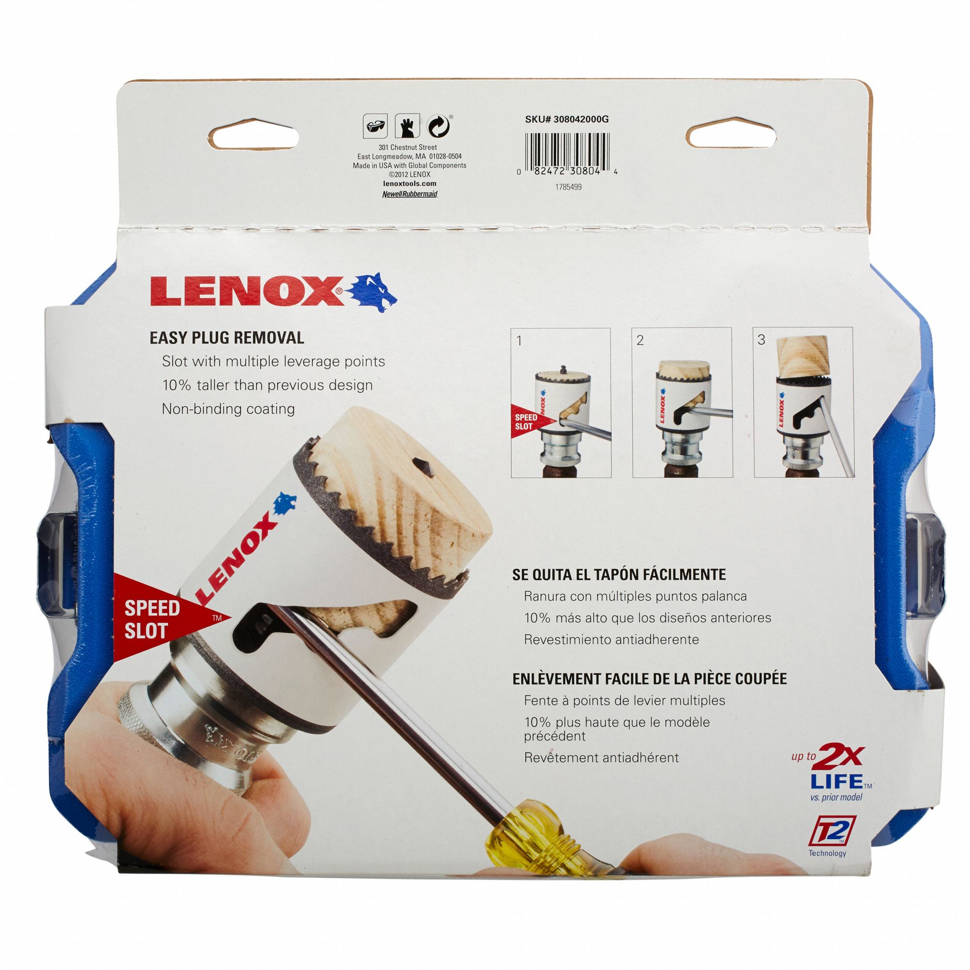 LENOX General Hole Saw Kit, 17/8 In, 26 Pc 12P301308042000G Grainger