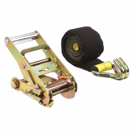 2 in Cargo Tie Down Wd, JHook, Tie Down Strap 12P43838105DJ Grainger