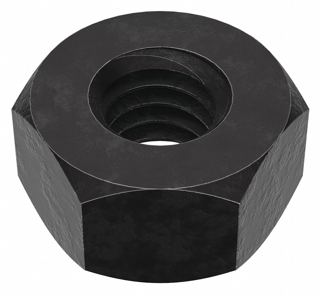 Hex Nut, Plain, 3/4"-10, PK200
