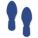 TAPE FOOT PRINT BLUE MIGHTYLINE