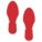 TAPE FOOT PRINT RED MIGHTYLINE