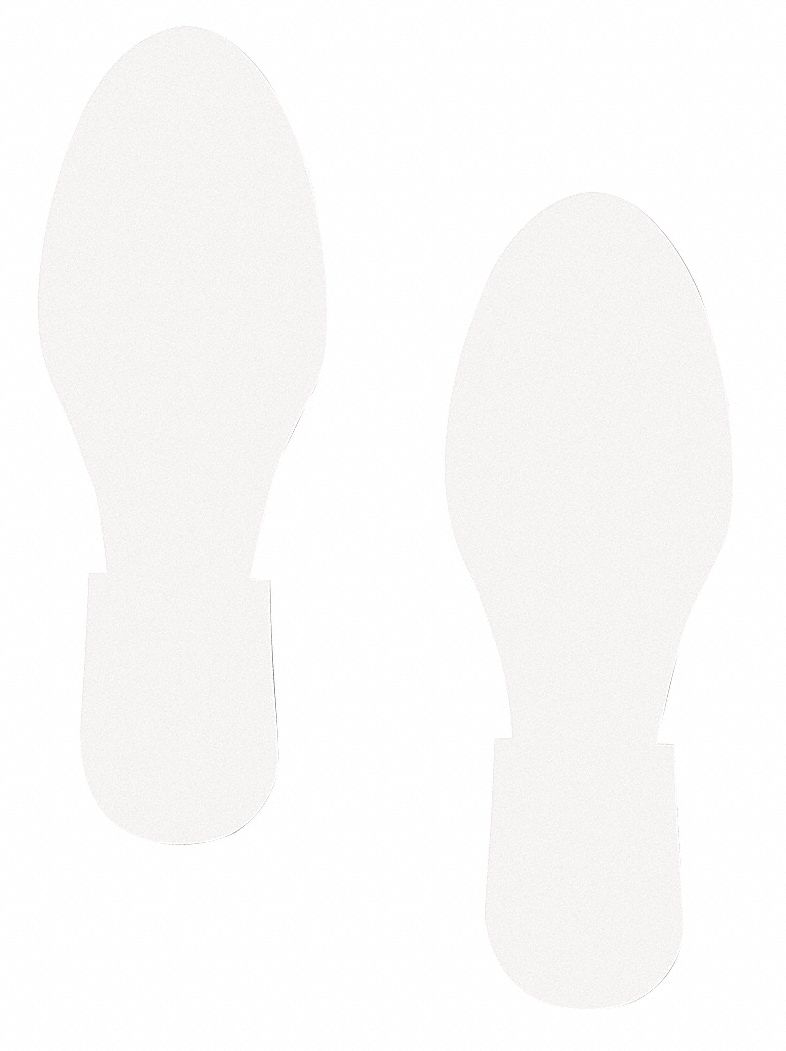 TAPE FOOT PRINT WHT MIGHTYLINE