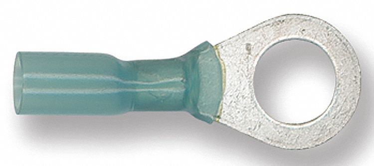 BORNE TORIQUE,THERMORÉTRACTABLE,MAX 600 V,-55 À 125 ° C,16-14 AWG,BLEU,1.5 PO,NYLON,75 PIÈCES