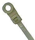 MOUNTING CABLE TIE, 50 LB, NATURAL, 8 1/2 X 0.185 IN/1.75 IN MAX DIA, PK 25