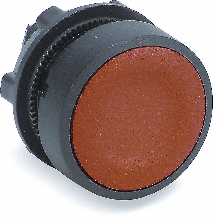 BOUTON-POUSSOIR TETE ENCAST ROUGE