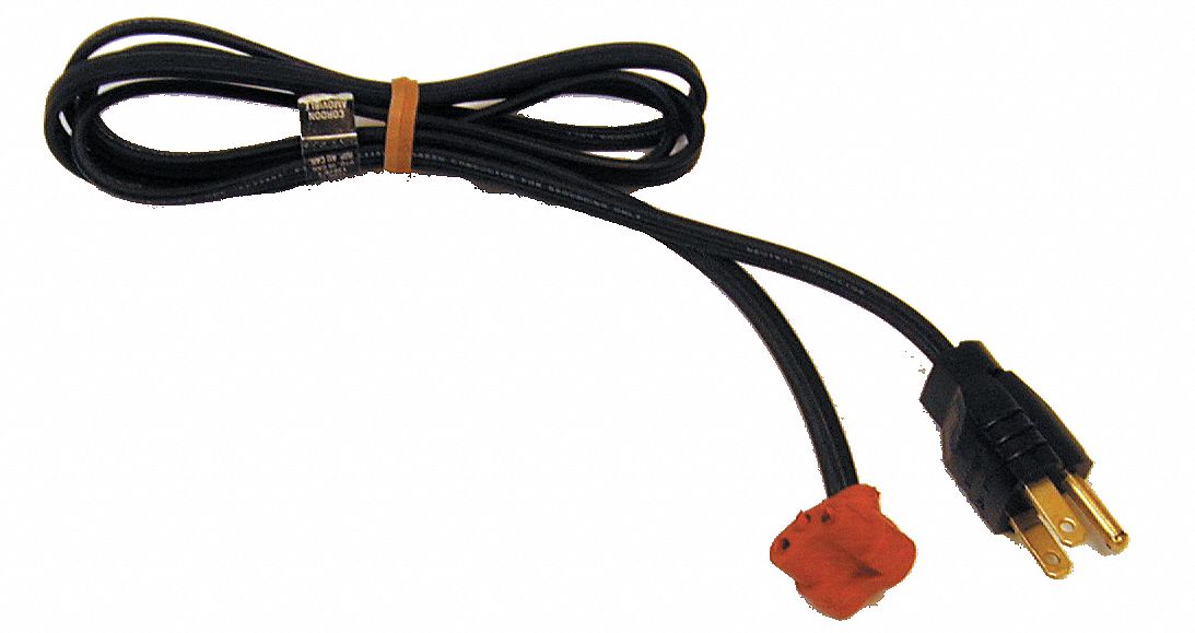 TEMRO CORD, RIGHT ANGLE CONNECTOR, HEATERS, 5 FT, SILICONE, BRASS/ALUMINUM  - Block Heater Cords - TMR360-0004 | 360-0004 - Grainger, Canada